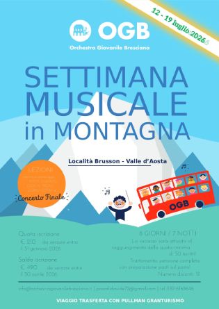 Orchestra Giovanile Bresciana - Settimana Musicale In Montagna