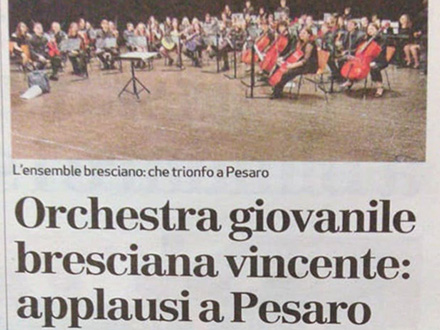 Orchestra Giovanile Bresciana - Pesaro